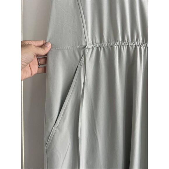 Athleta Marlow Maxi Dress, Size S - Coast Gray - Featherweight Stretch & Pockets - Picture 6 of 9